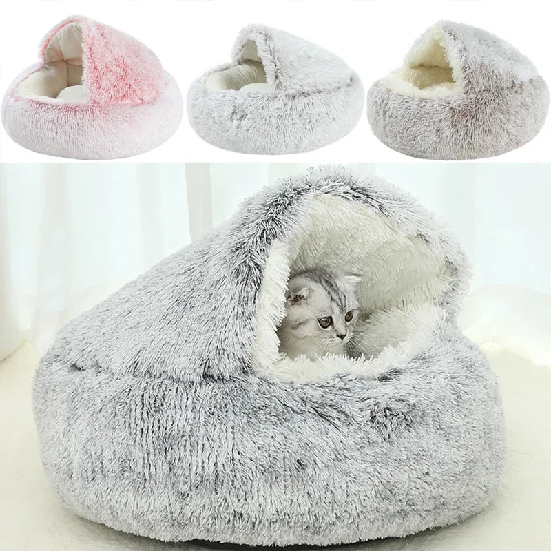 Winter Plush Pet Bed