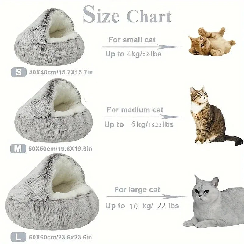 Winter Plush Pet Bed